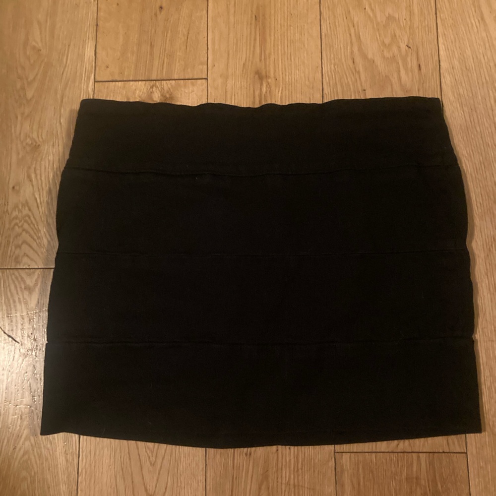 Current Elliott vintage 2014 collection black pencil mini skirt S